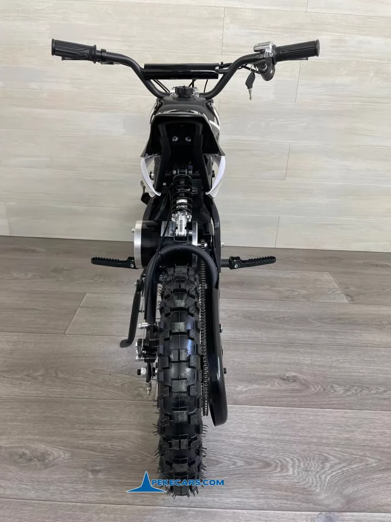 Moto electrica para niños Dirk 36V 800W Negro detalle trasero
