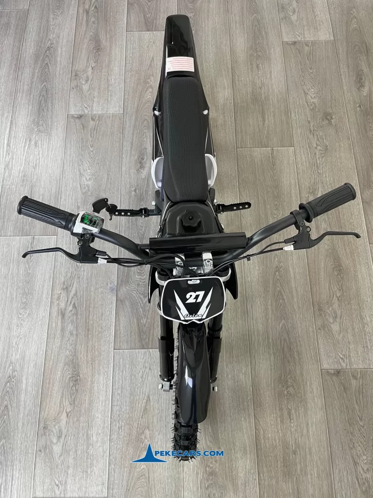 Moto electrica para niños Dirk 36V 800W Negro vista arriba