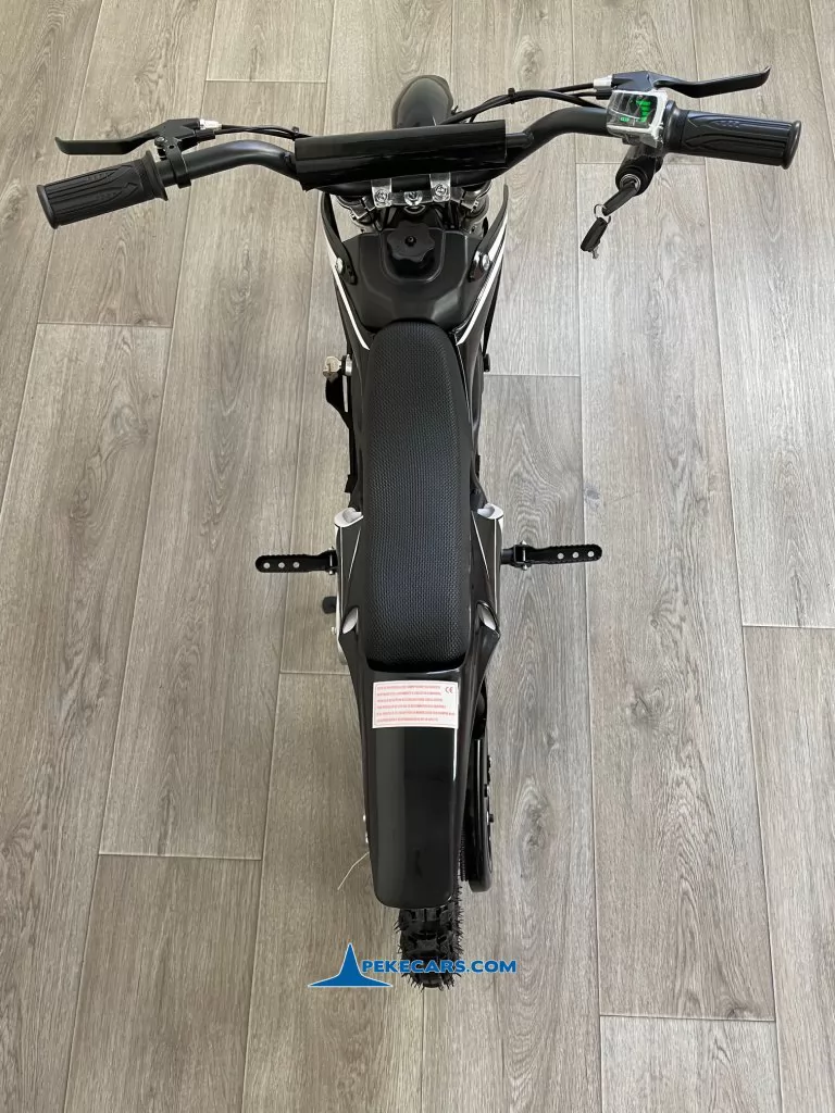 Moto electrica para niños Dirk 36V 800W Negro vista trasera