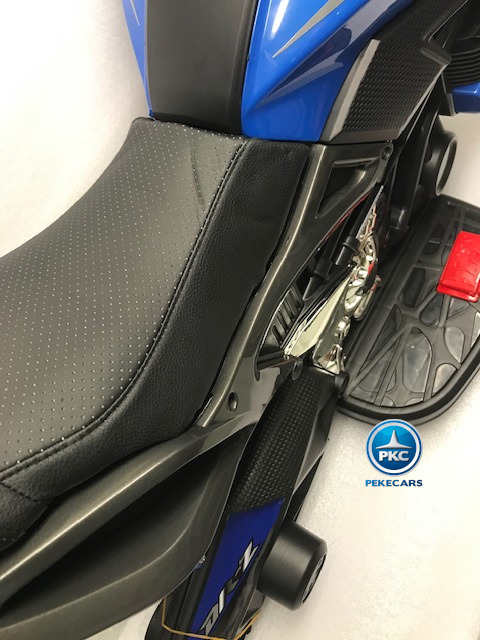 Moto electrica kawasaki style megastar azul