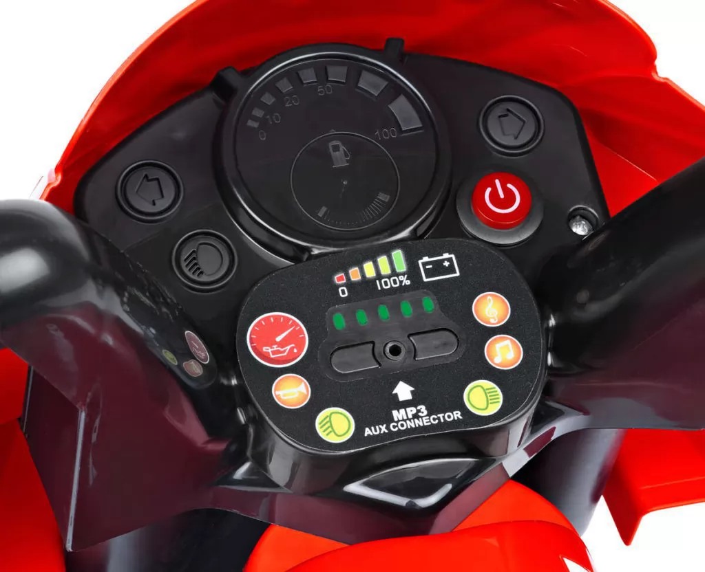 Trimoto infantil Ducati Mini Evo 6V - zoom indicador