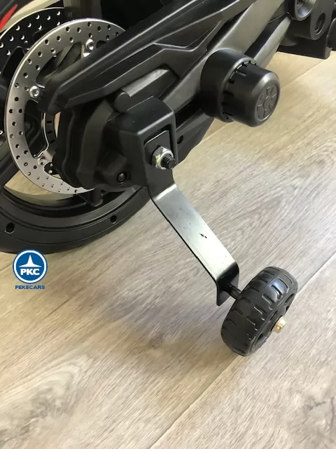 Moto aprilia dorsoduro 12v negra ruedines