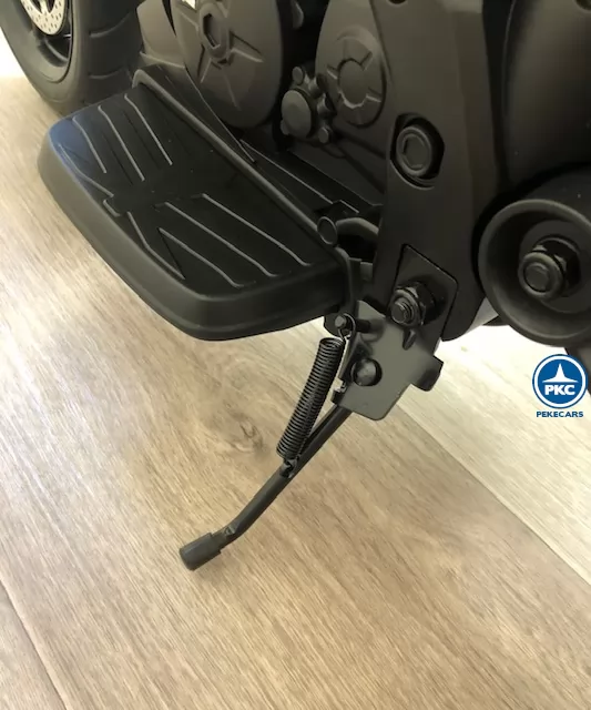Moto aprilia dorsoduro 12v negra caballetes
