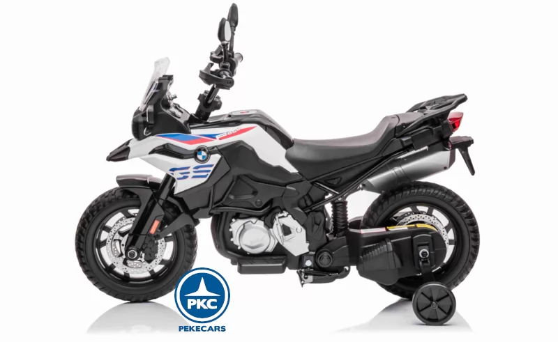 Moto BMW GS850 Adventure All-Road 12V Blanca para niños