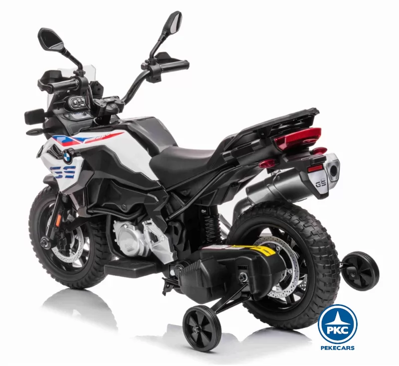 Moto BMW GS850 Adventure All-Road 12V Blanca perspectiva