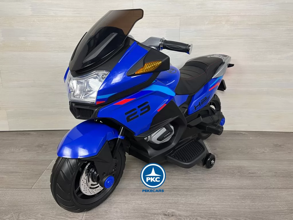 Moto eléctrica para niños BMW Style 12V Azul a batería