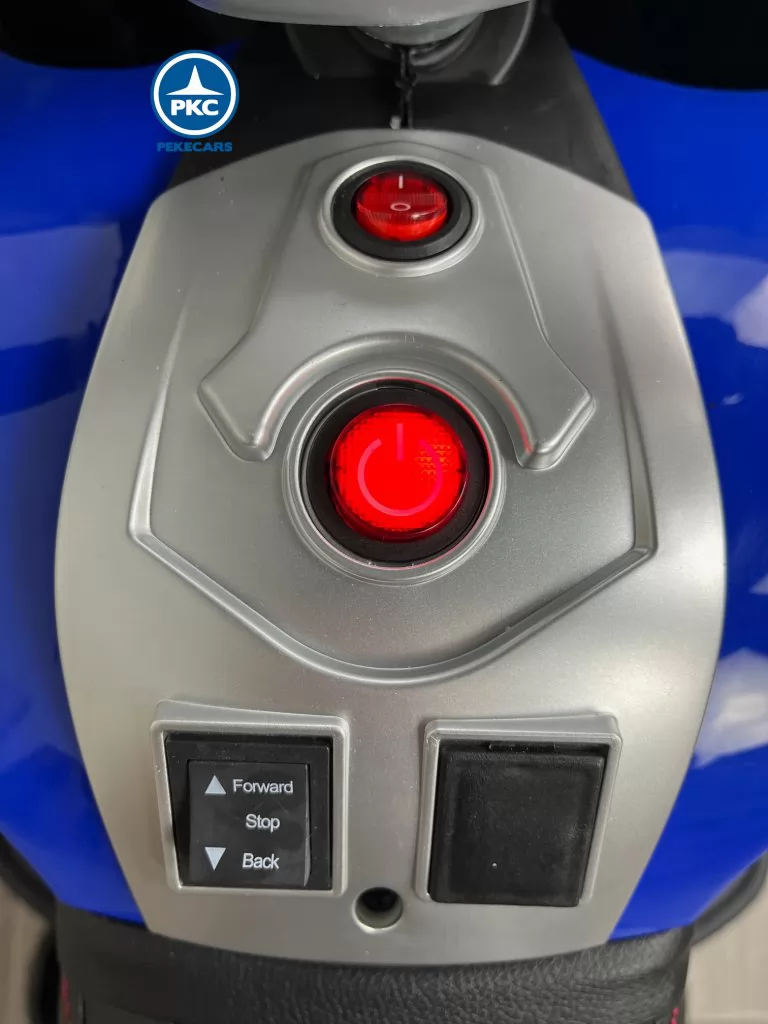 Moto eléctrica para niños BMW Style 12V Azul deposito gasolina