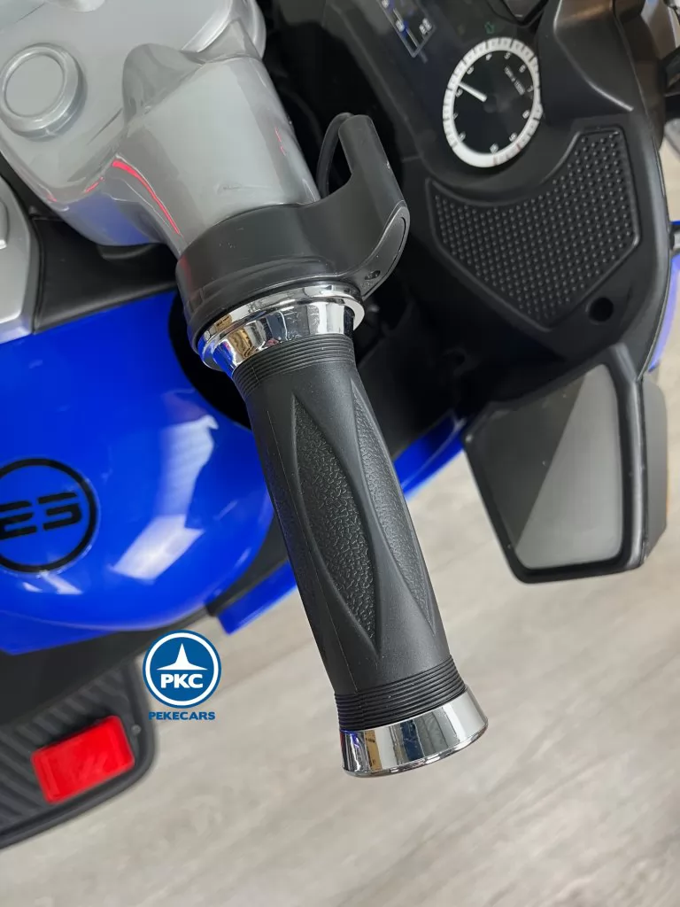 Moto eléctrica para niños BMW Style 12V Azul manillar