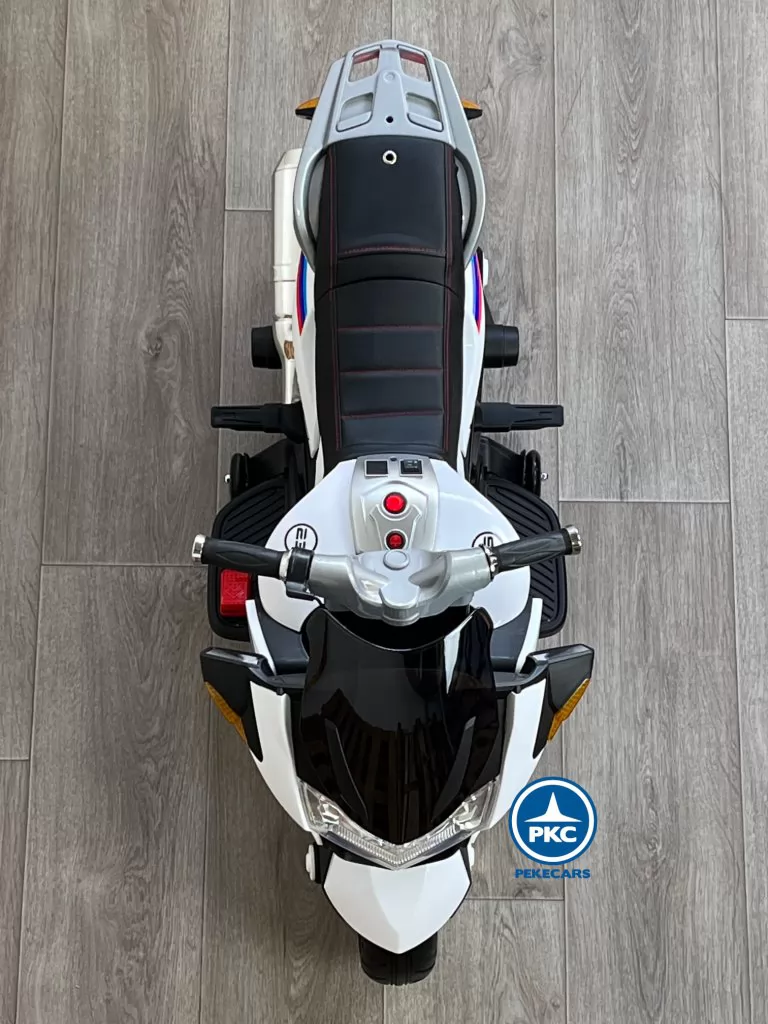 Moto eléctrica para niños BMW Style xmx609 Blanca arriba