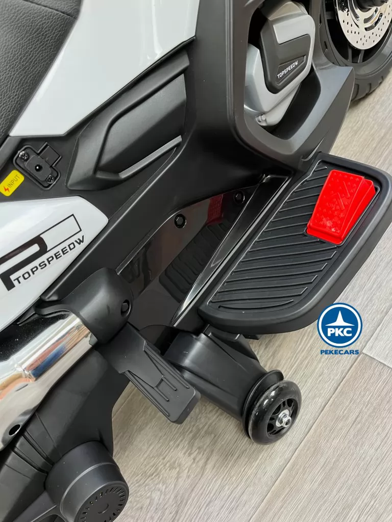 Moto eléctrica para niños BMW Style xmx609 Blanca pedal