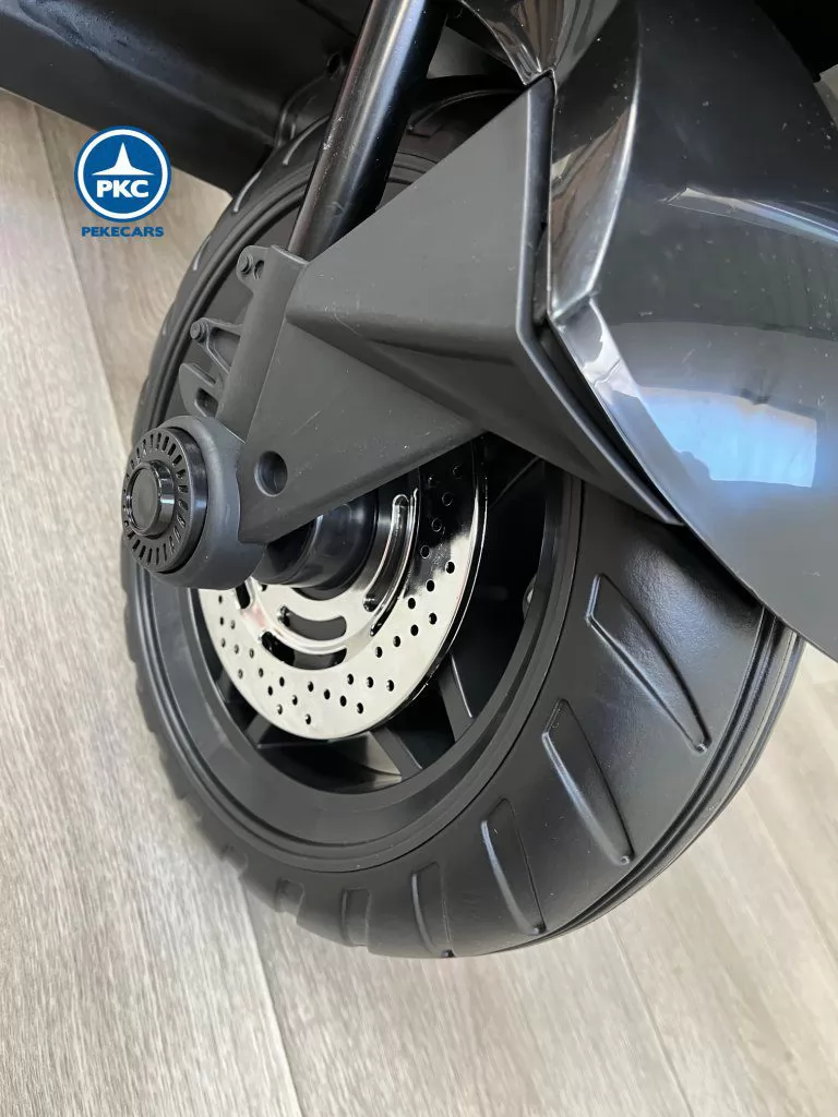 Moto eléctrica para niños BMW Style Negra rueda caucho
