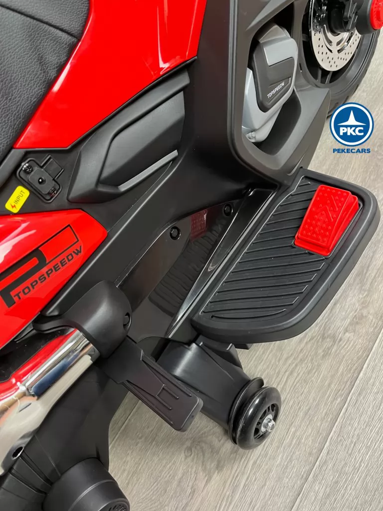 Moto eléctrica para niños BMW Style 12V R1200 roja pedal