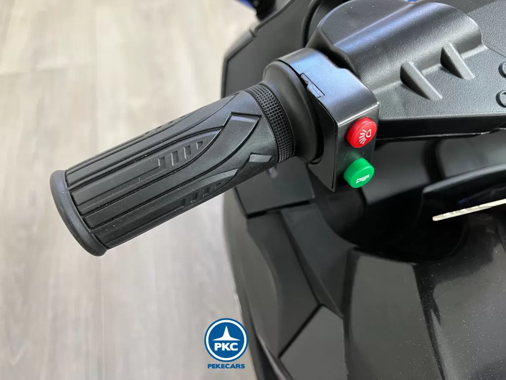 Moto eléctrica para niños 12V special edition negra manillar