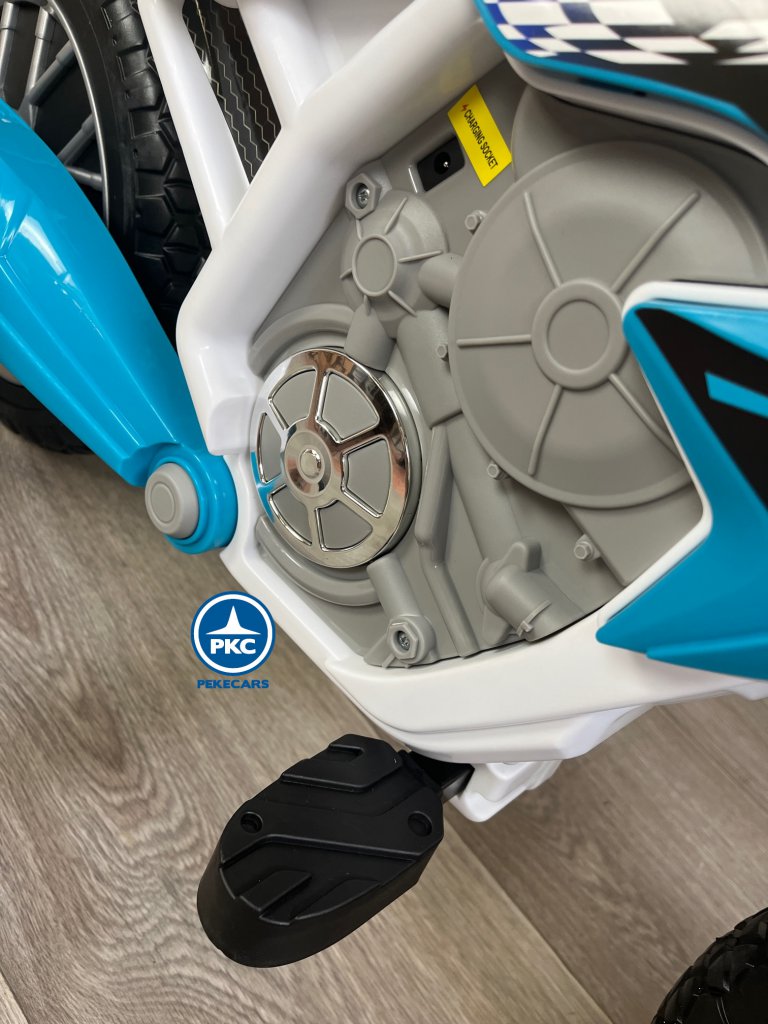 Moto de cross GO 12V Azul