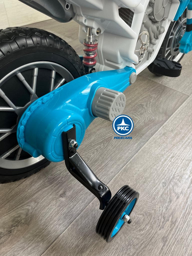 Moto de cross GO 12V Azul