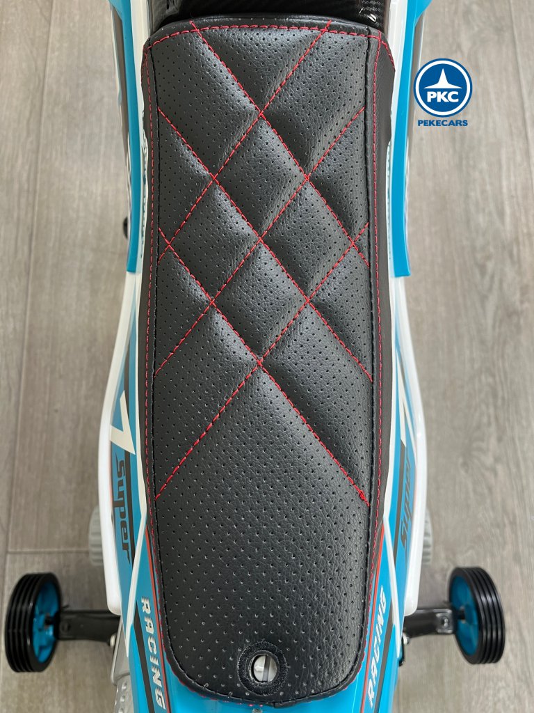 Moto de cross GO 12V Azul