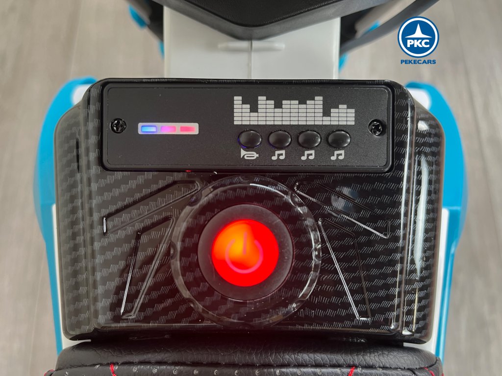 Moto de cross GO 12V Azul