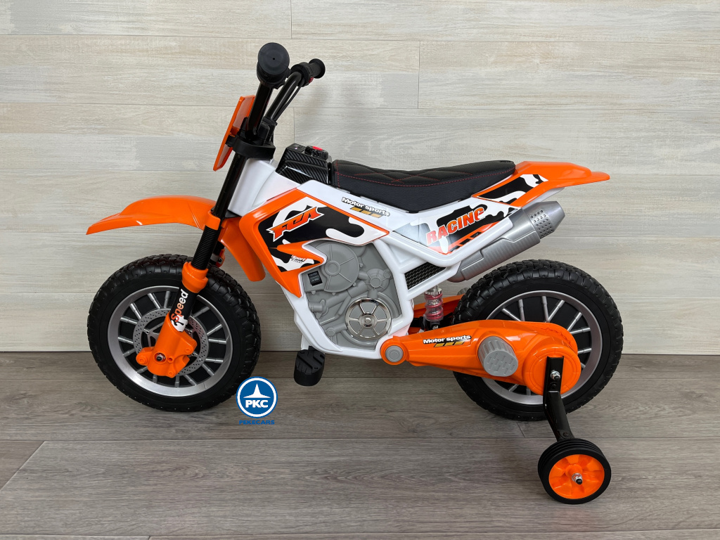 Moto de cross GO 12V Naranja