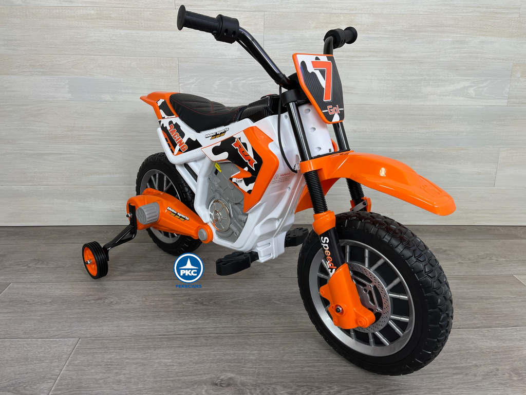 Moto de cross GO 12V Naranja