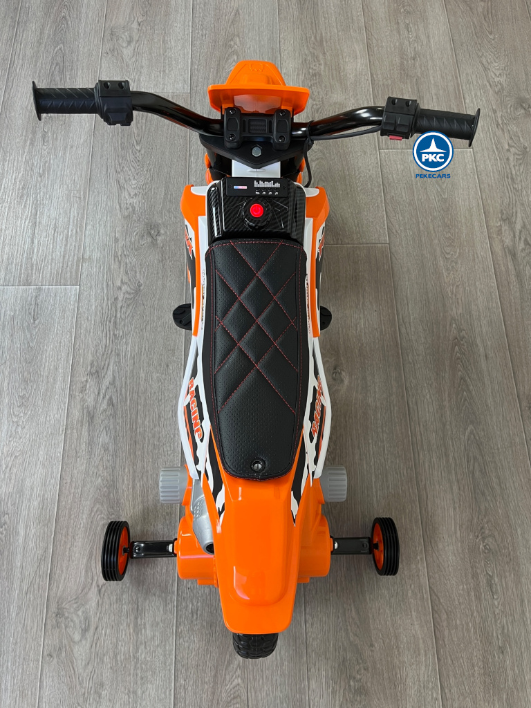 Moto de cross GO 12V Naranja