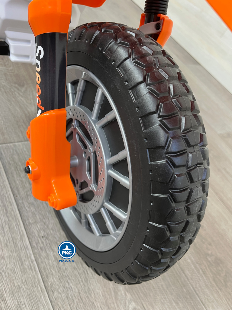Moto de cross GO 12V Naranja