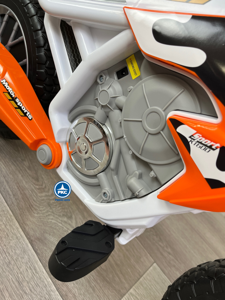 Moto de cross GO 12V Naranja