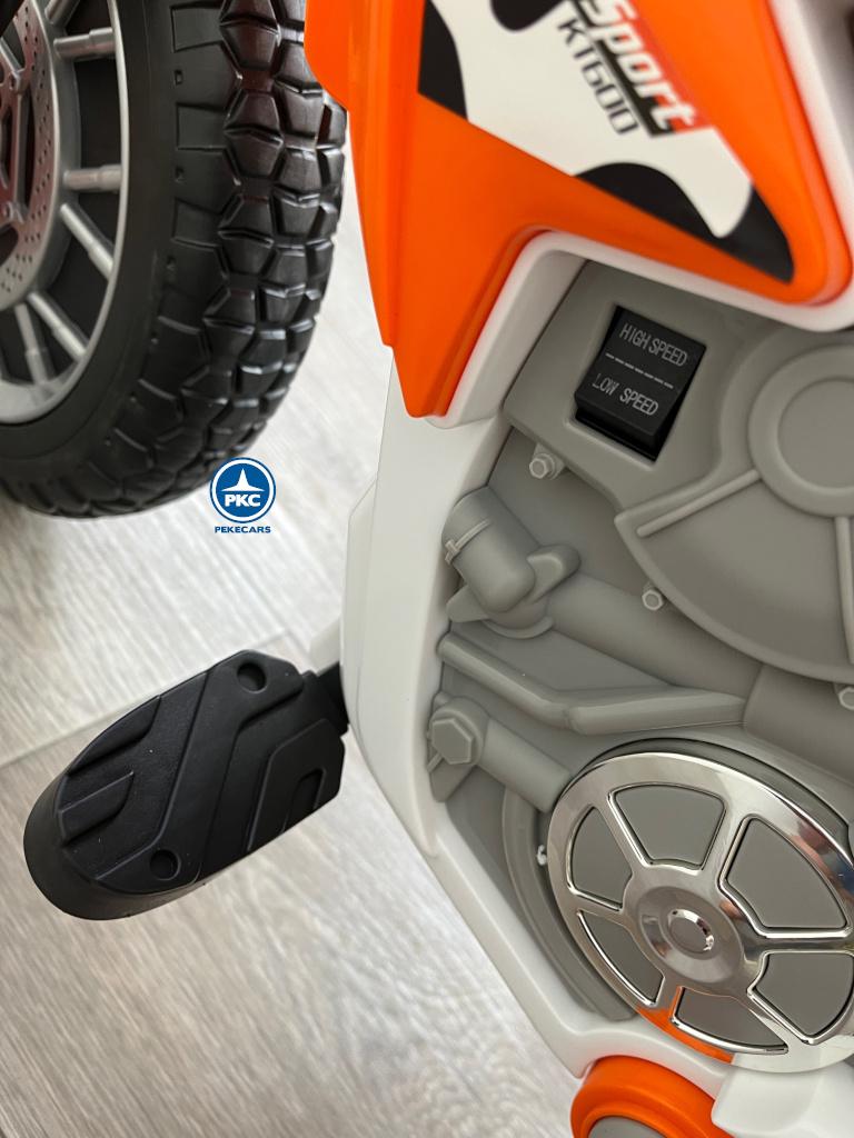 Moto de cross GO 12V Naranja