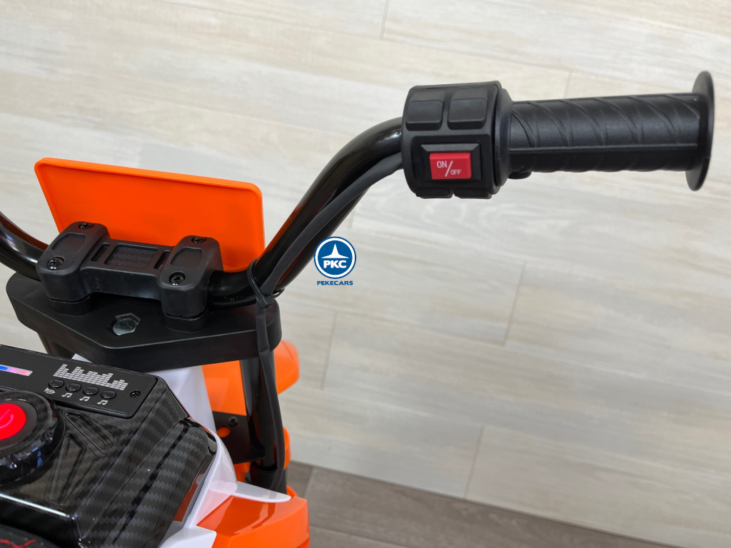 Moto de cross GO 12V Naranja