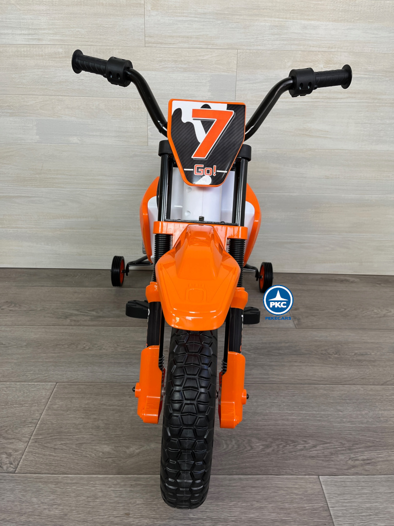Moto de cross GO 12V Naranja