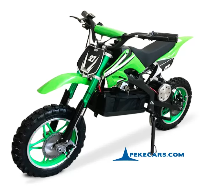Moto electrica para niños Dirk 36V 800W Verde vista principal