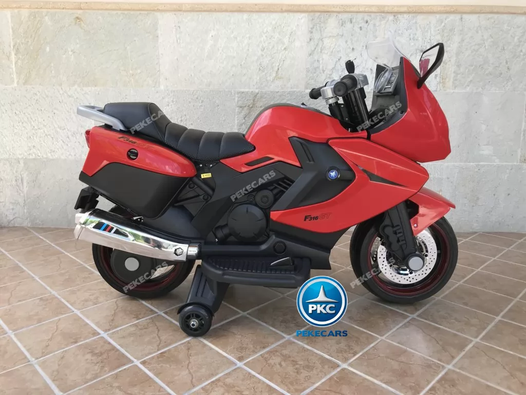 Moto electrica para niños BMW Style C 650 GT 12V Rojo lateral