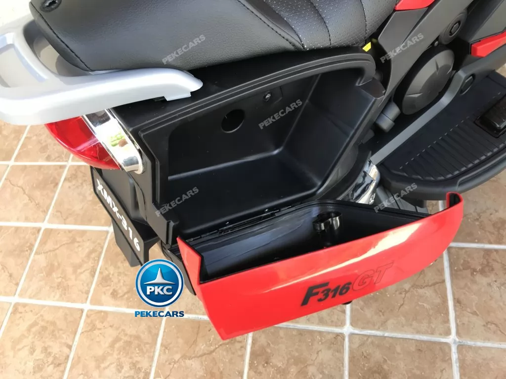 Moto electrica para niños BMW Style C 650 GT 12V Rojo pedal acelerador