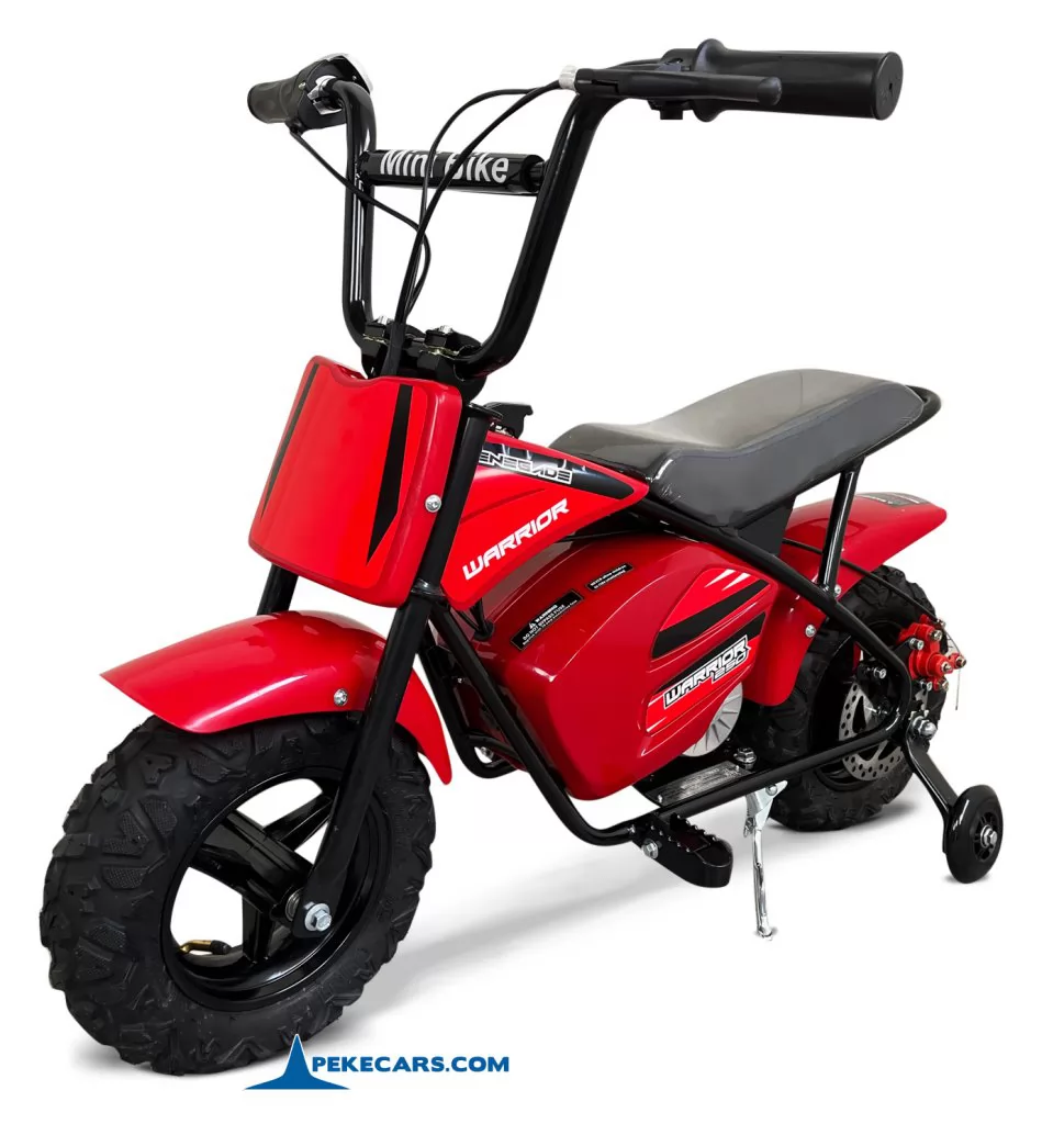 Moto eléctrica para niños Pekecars 24V 250W Roja