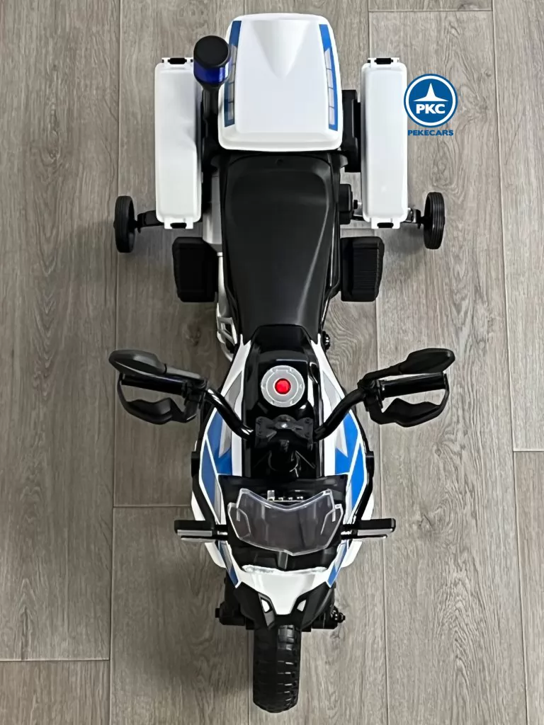 moto electrica 12v niños BMW F850 GS Policia 12V Blanca
