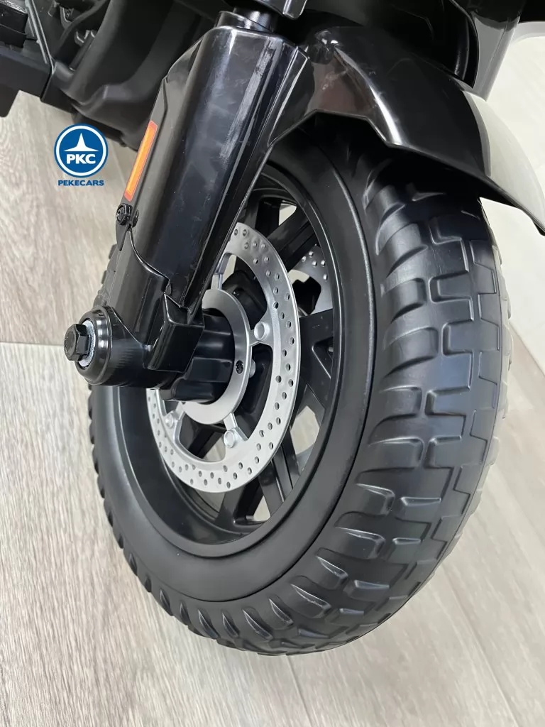 moto eléctrica infantil BMW F850 GS Policia 12V Blanca