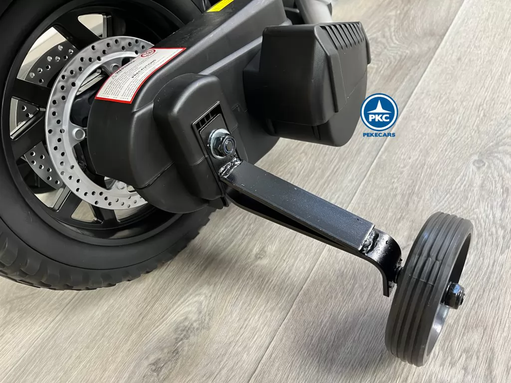 BMW F850 GS Policia 12V Blanca moto para niños electrica