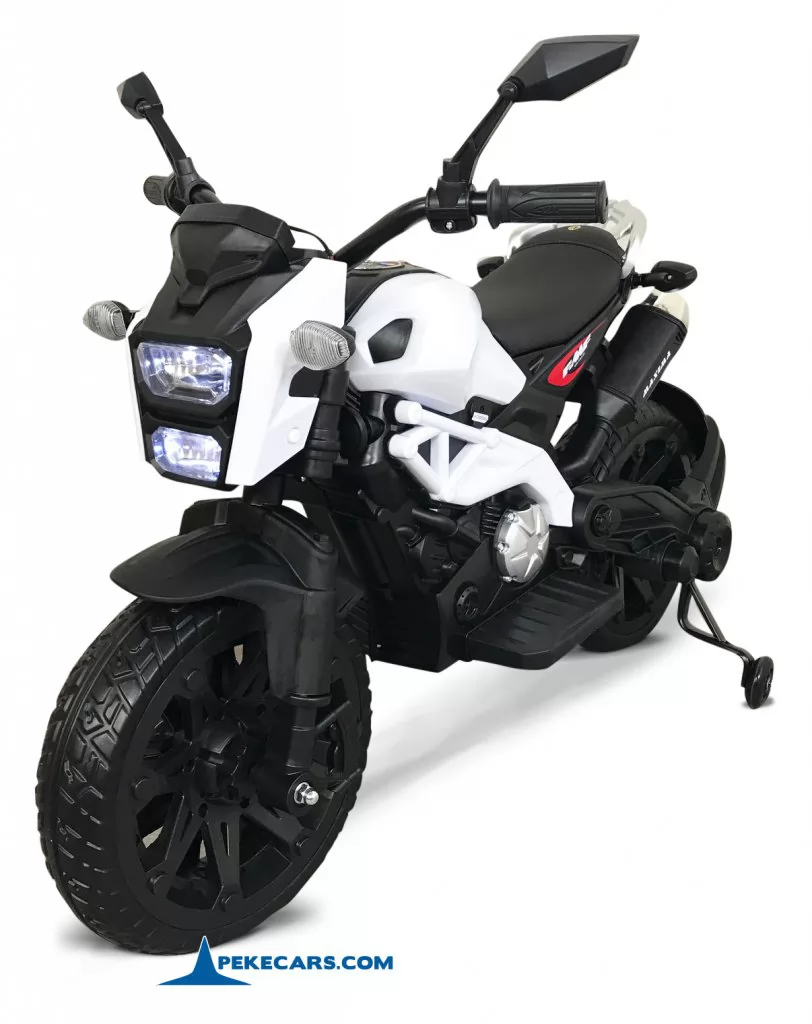 Moto de cross Máxima 12v Blanca