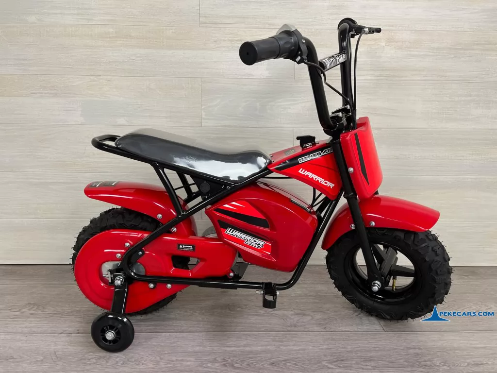 Moto eléctrica para niños Pekecars 24V 250W Roja infantil