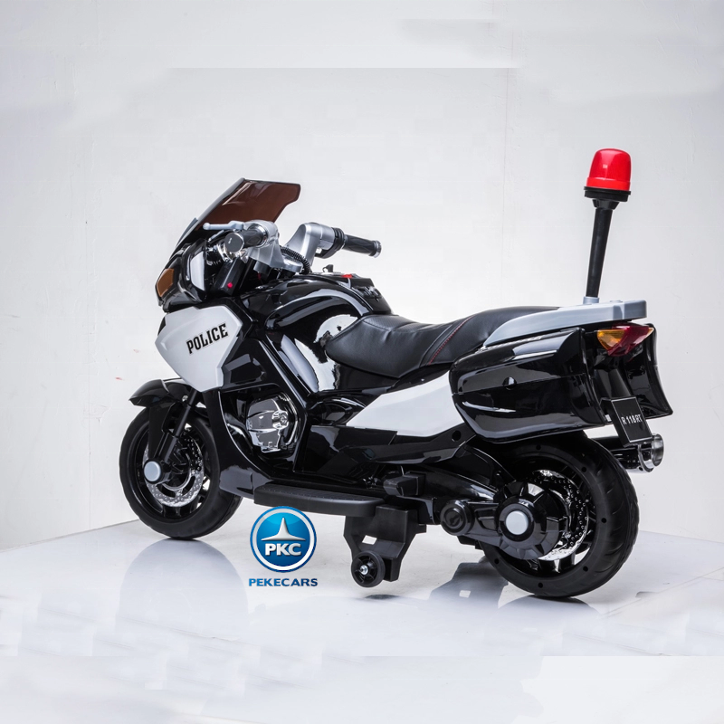 Moto electrica de policia 2 plazas blanca