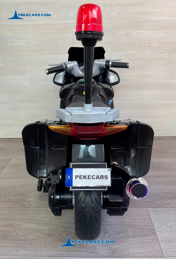 Moto electrica de policia 2 plazas blanca