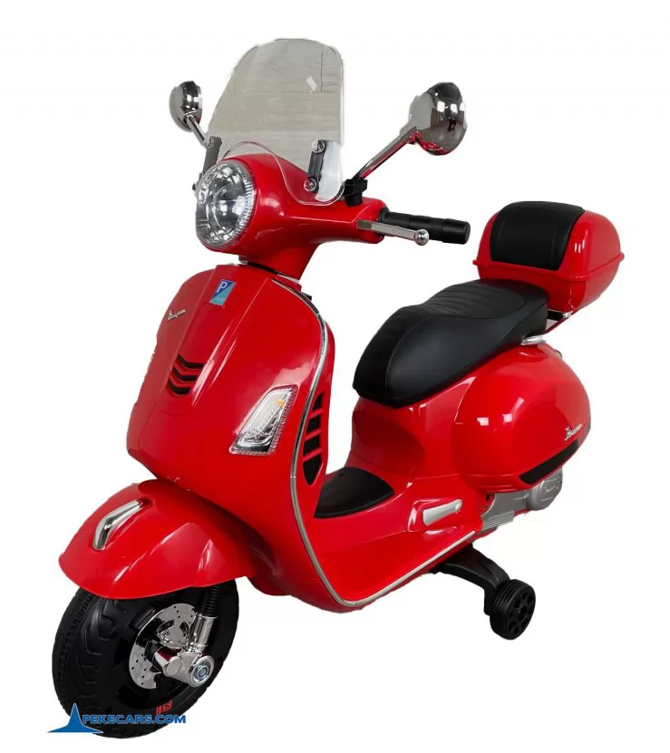 Moto Vespa GTS-S 12V roja 3/4