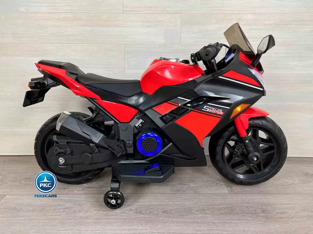 Moto de Carreras eléctrica infantil Special Edition en color Rojo