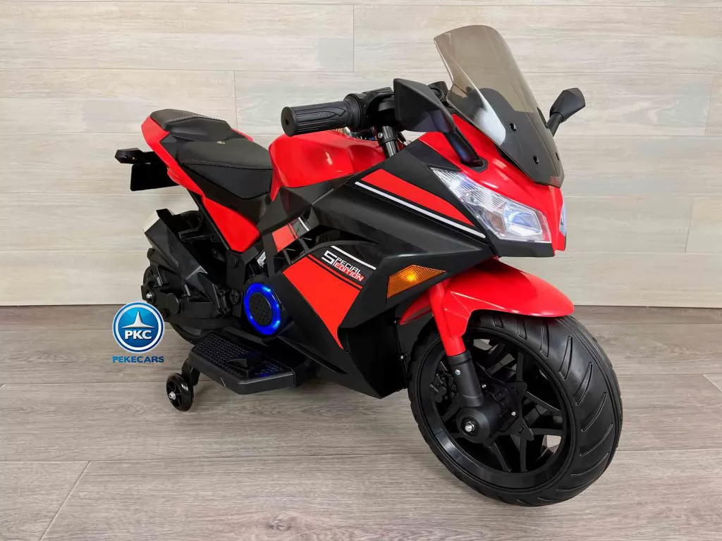 Moto de Carreras eléctrica infantil Special Edition en color Rojo