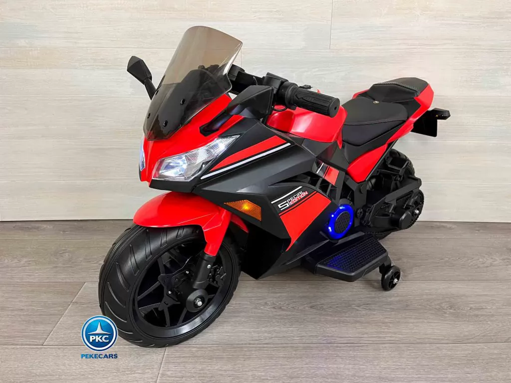 Moto de Carreras eléctrica infantil Special Edition en color Rojo