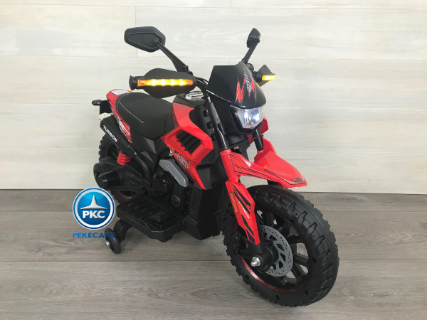 Moto Turbón 12V Roja vista de lado