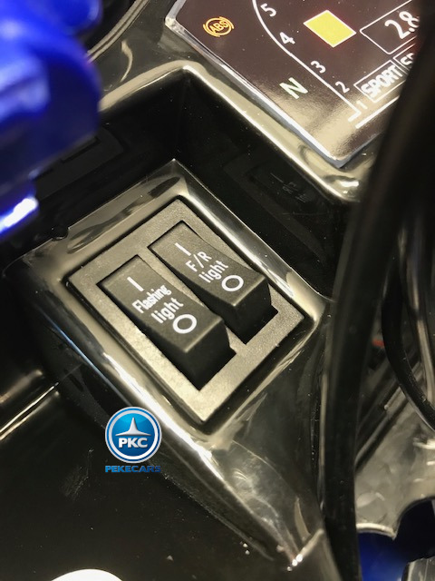 Moto Electrica PKC-1629 24V Azul interruptor luz
