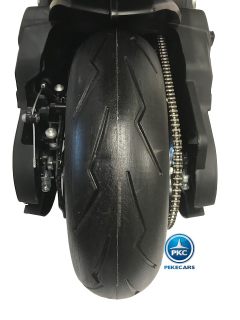 Moto Electrica PKC-1629 24V Azul ruedas de caucho