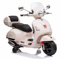 Moto Vespa GTS-S 12V blanco 3/4