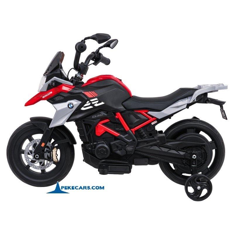Moto para niños BMW G310GS 12V Roja lateral