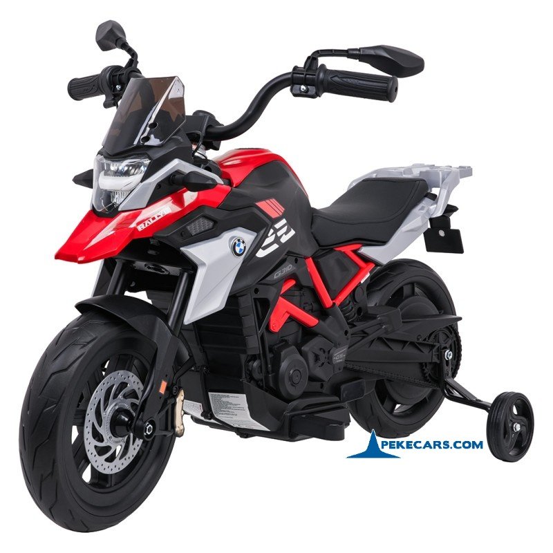 Moto para niños BMW G310GS 12V Roja perspectiva